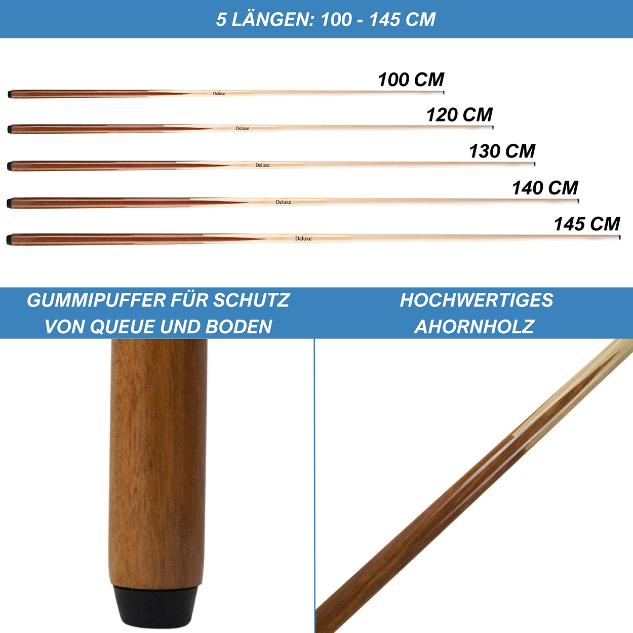 Queue Deluxe 140 cm einteilig – Bild 7