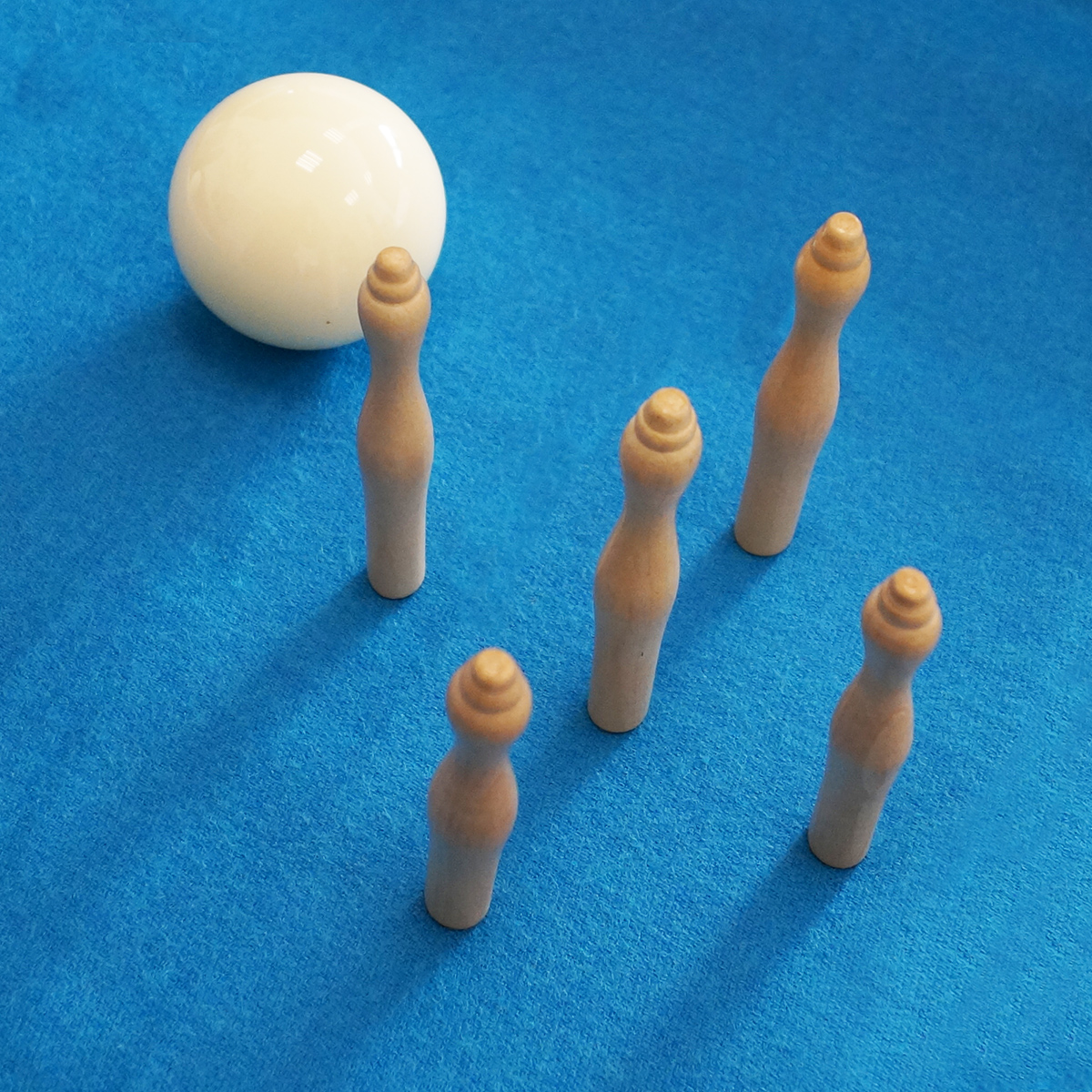 Holzkegel für Kegelbillard (5 St.) – Bild 4