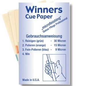 Winners Cue Paper Schleifpapier (Set)