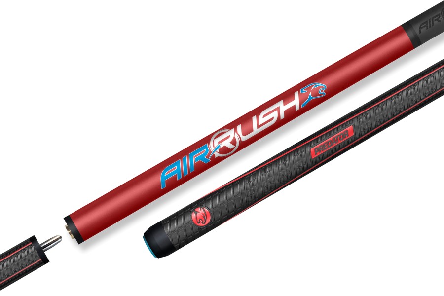 Billardqueue, Pool, Predator Air Rush Red SW, Jump, Sport Wrap, dreiteilig, Uni-Loc – Bild 3