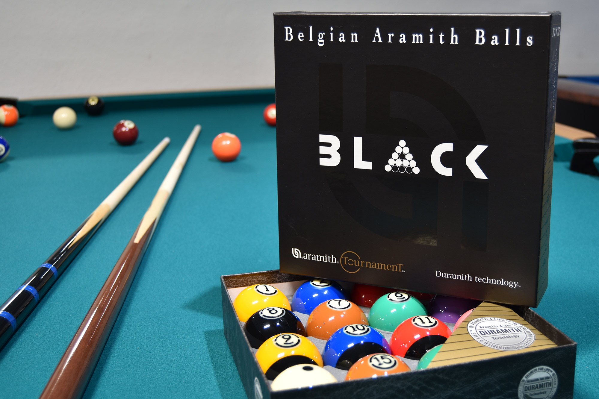 Kugeln Pool Duramith Tournament Black TV 57,2 mm – Bild 2