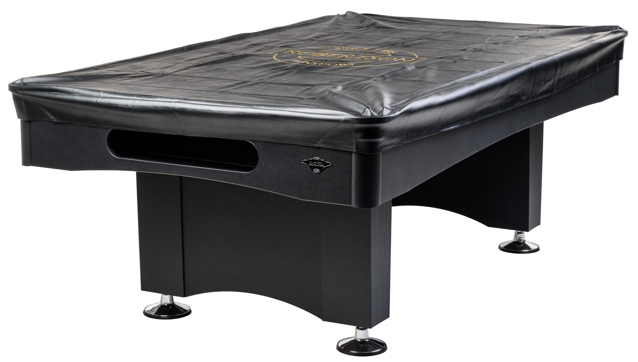 Robertson - Abdeckplane Vinyl schwarz für Billardtische für 7 ft., 229 x 128 x 20 cm – Bild 3