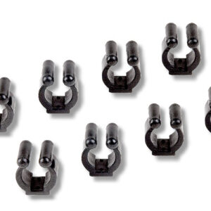 Ersatz-Clip PVC für Wandhalter Antik Set mit 8 Stück