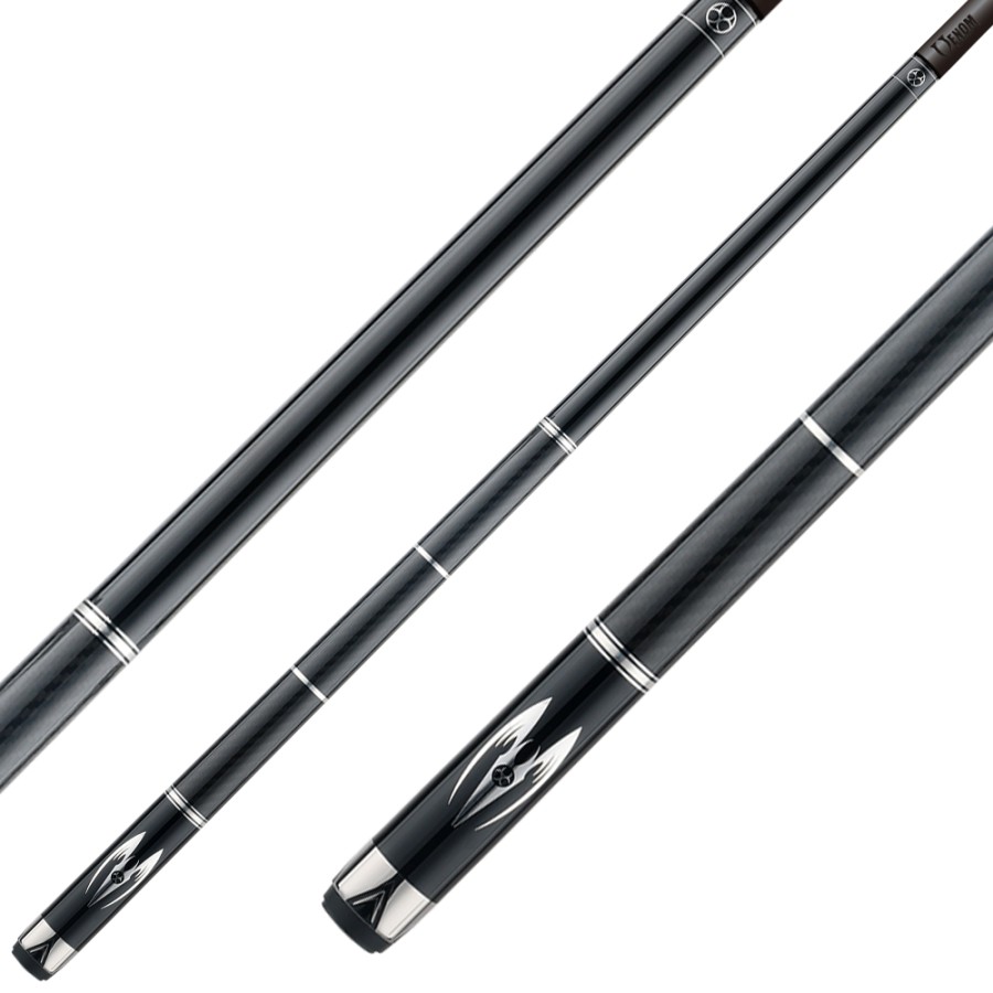 Billardqueue, Pool, Poison Maelith Black/Black, Radial, 12.4mm