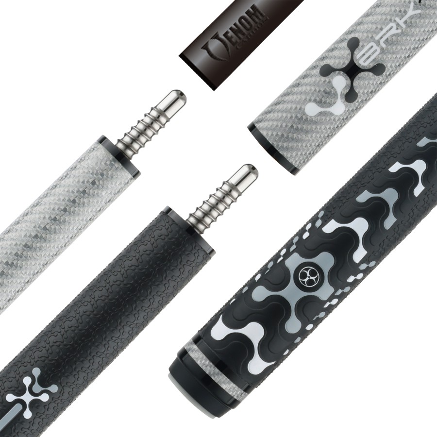 Billardqueue, Pool, Poison VX Break Jump Grey/Black, GTX Wrap, Radial