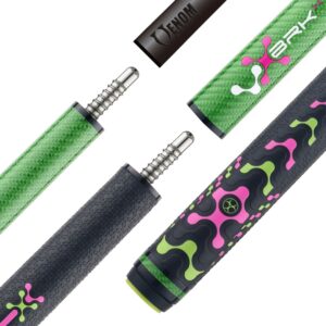 Billardqueue, Pool, Poison VX Break Jump Green/Pink, GTX Wrap, Radial
