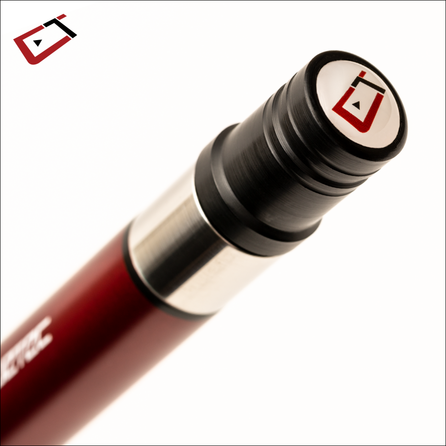 Billardqueue, Pool, Cuetec Cynergy CT-15K Carbon, rubin-rot, 3/8x14, 11.8mm – Bild 4