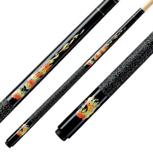 Kinderqueue, Pool, Flames CF-02, 123 cm, schwarz, 5/16x18
