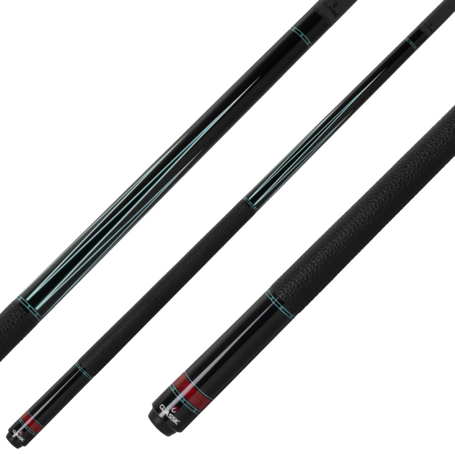 Billardqueue, Pool, Classic Speed C-01, Carbon, Ledergriffband, passend zu Uni-Lock