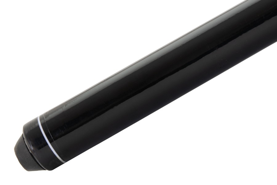 Billardqueue, Pool, Blacky CLB-1, schwarz, einteilig, Klebeleder – Bild 4
