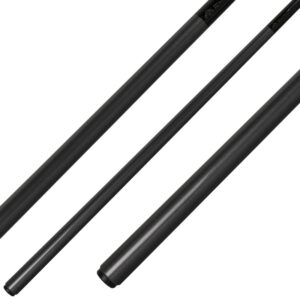 Billardqueue, Pool, RHINO Fibre, grau, einteilig, Klebeleder