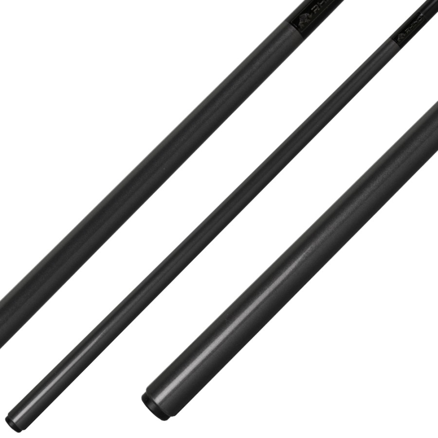 Billardqueue, Pool, RHINO Fibre, grau, einteilig, Klebeleder