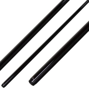 Billardqueue, Pool, Classic Fibre, schwarz, einteilig