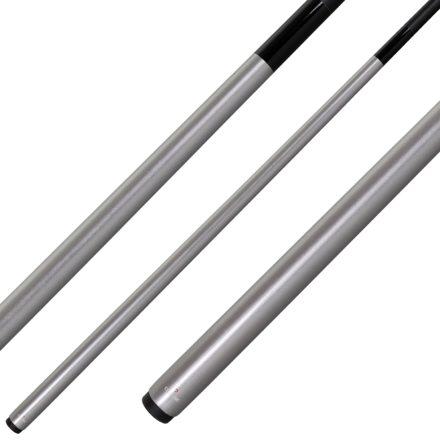Billardqueue, Pool, Classic Fibre, grau, einteilig