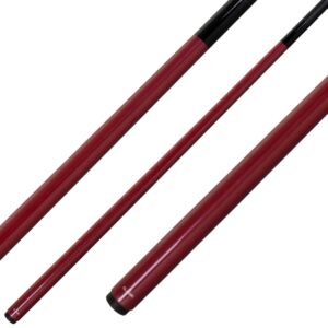 Billardqueue, Pool, Classic Fibre, rot, einteilig