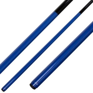 Billardqueue, Pool, Classic Fibre, blau, einteilig
