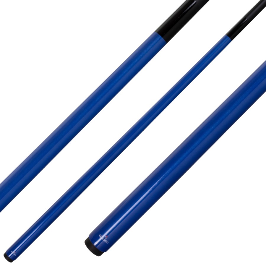 Billardqueue, Pool, Classic Fibre, blau, einteilig