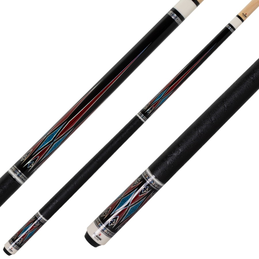 Billardqueue, Pool, Classic T25-04, Ledergriffband, Radial