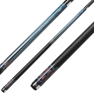 Billardqueue, Pool, Cuetec Cynergy Nineball Blue Stain LTW, 3/8x14, 11.8mm