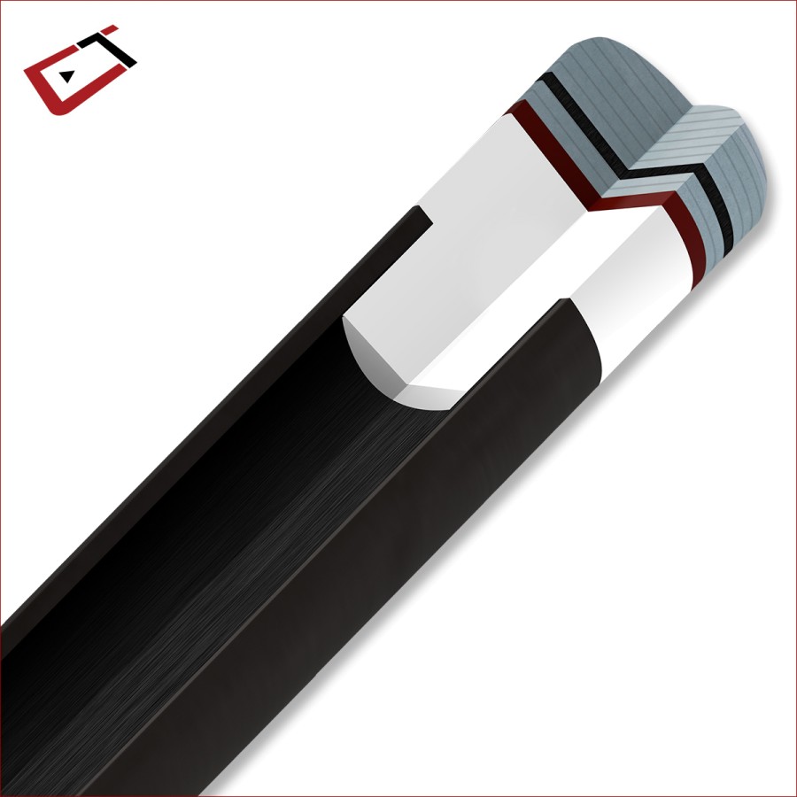 Oberteil, Pool, Cuetec Cynergy CT-15K Carbon, Wavy Joint, 12.5mm – Bild 7