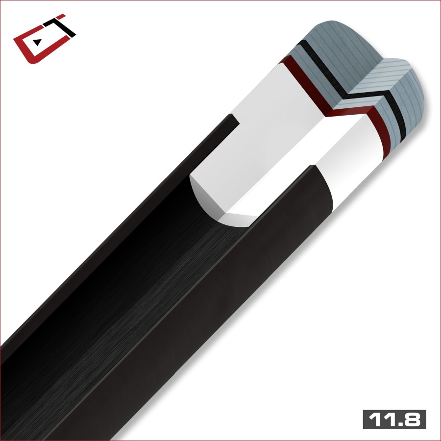 Oberteil, Pool, Cuetec Cynergy CT-15K Carbon, Radial, 11.8mm – Bild 4