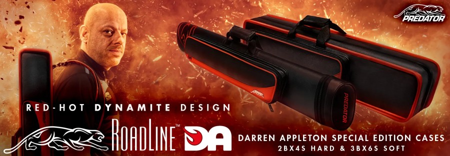 Queuetasche, Predator Roadline "Darren Appleton", schwarz-rot, 3x6 – Bild 7