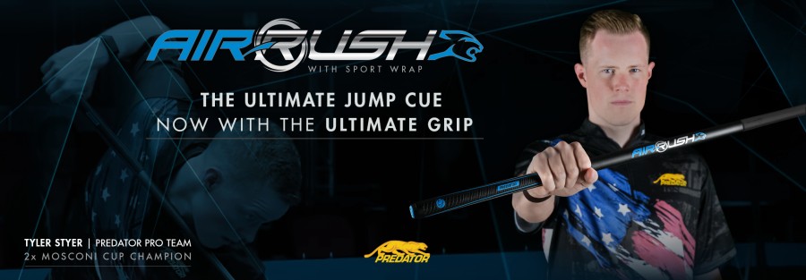 Billardqueue, Pool, Predator Air Rush, Jump, Sport Wrap, dreiteilig, Uni-Loc – Bild 9