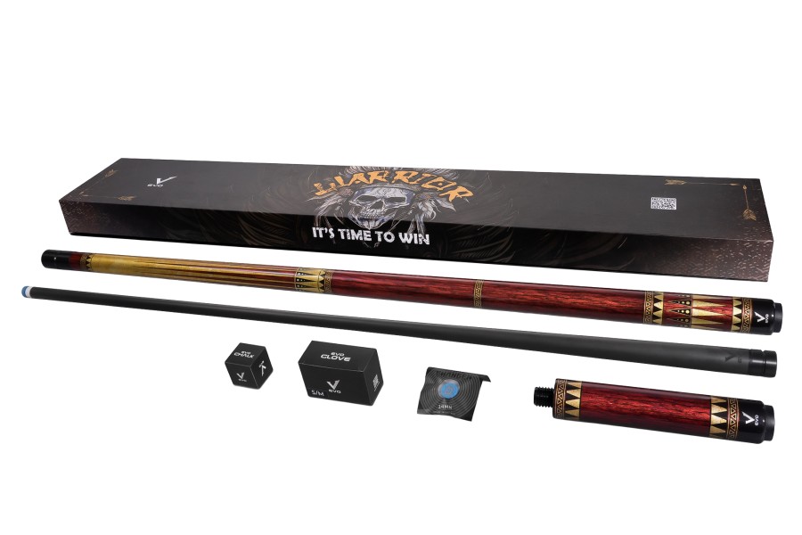 Billardqueue, Pool, EVO Warrior Maxbing Edition, Ember Sunset Komplettset, 12.5mm, Radial – Bild 3