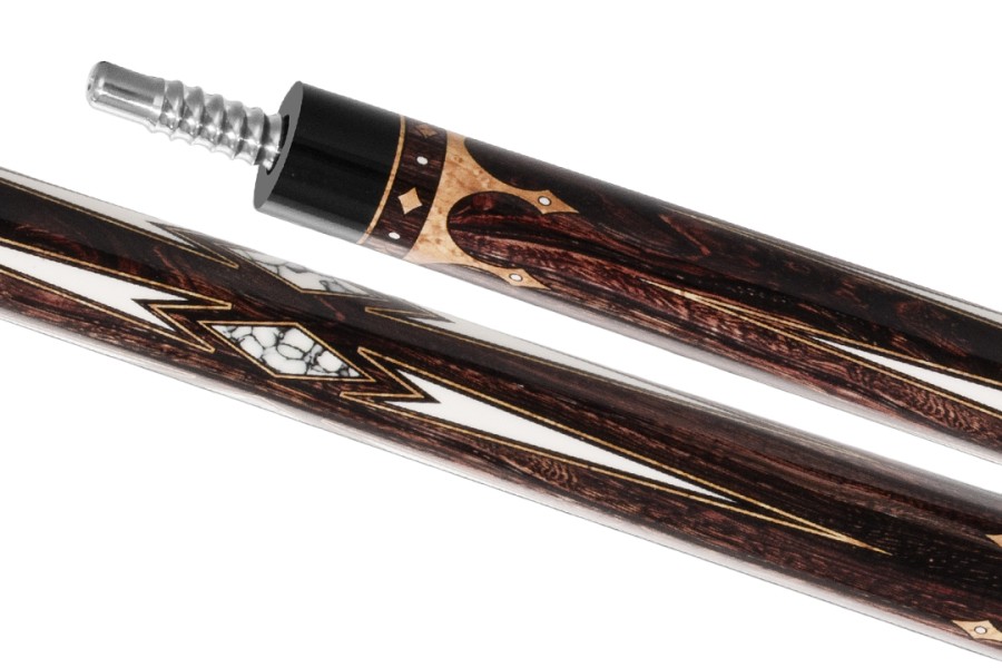 Billardqueue, Pool, EVO Crown Maxbing Edition, Ancient Oak Komplettset, 12.5mm, Radial – Bild 6