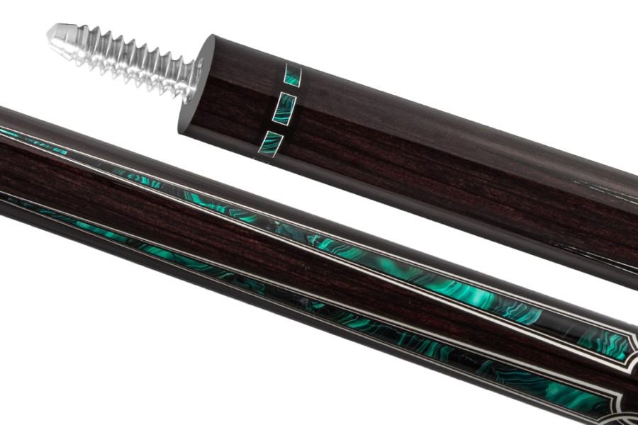 Billardqueue, Pool, EVO Luna Maxbing Edition, Malachite Eclipse Komplettset, 12.5mm, 3/8x10 – Bild 6