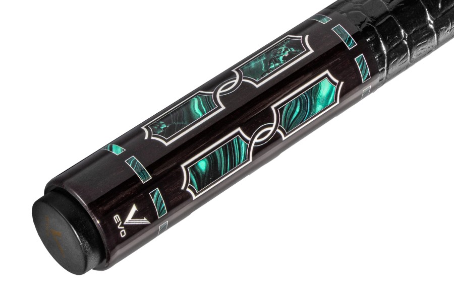 Billardqueue, Pool, EVO Luna Maxbing Edition, Malachite Eclipse Komplettset, 12.5mm, 3/8x10 – Bild 9