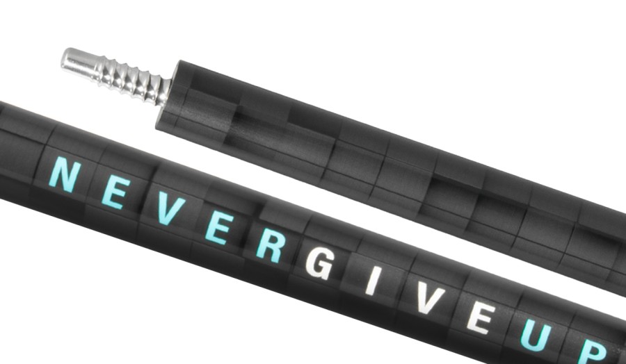 Billardqueue, Pool, EVO X-Force Carbon Break Cue, Never Give Up, Radial – Bild 3
