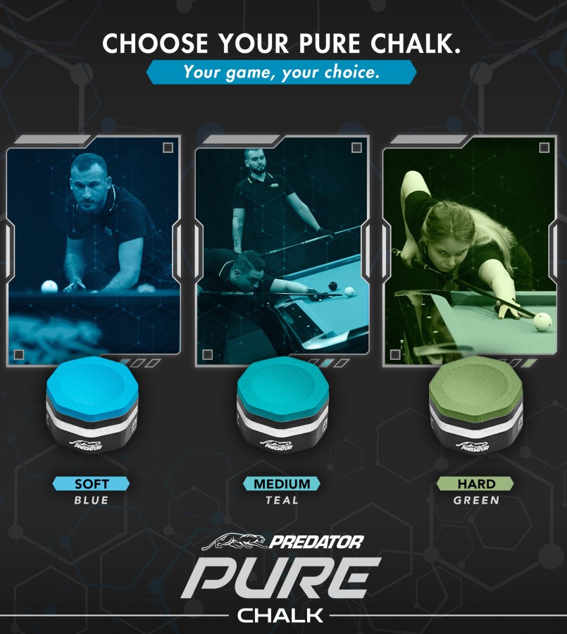 Billardkreide, Predator Pure, Hard (H) – Bild 6