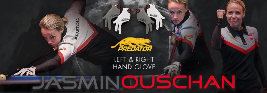 Handschuh, Predator Second Skin, 3-Finger, Jasmin Ouschan Weiß, für linke Hand, XXL – Bild 5