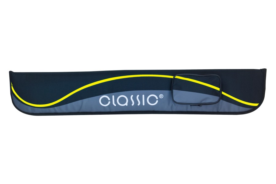 Queuetasche, Passion, schwarz-gelb, 2/2, 83 cm