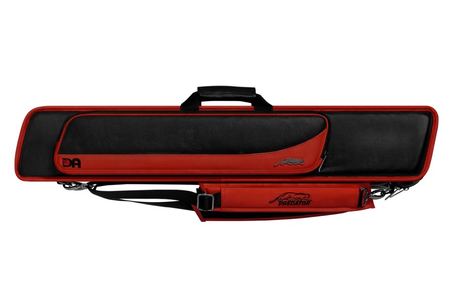 Queuetasche, Predator Roadline "Darren Appleton", schwarz-rot, 3x6