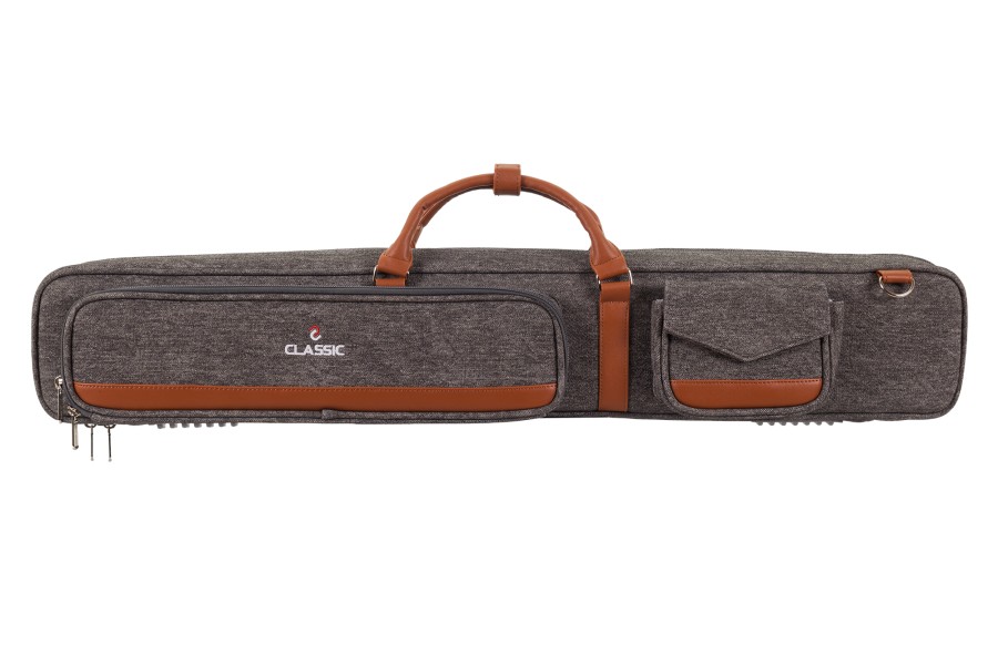 Queuetasche, Classic Challenger, grau-braun, 3/5, 85 cm