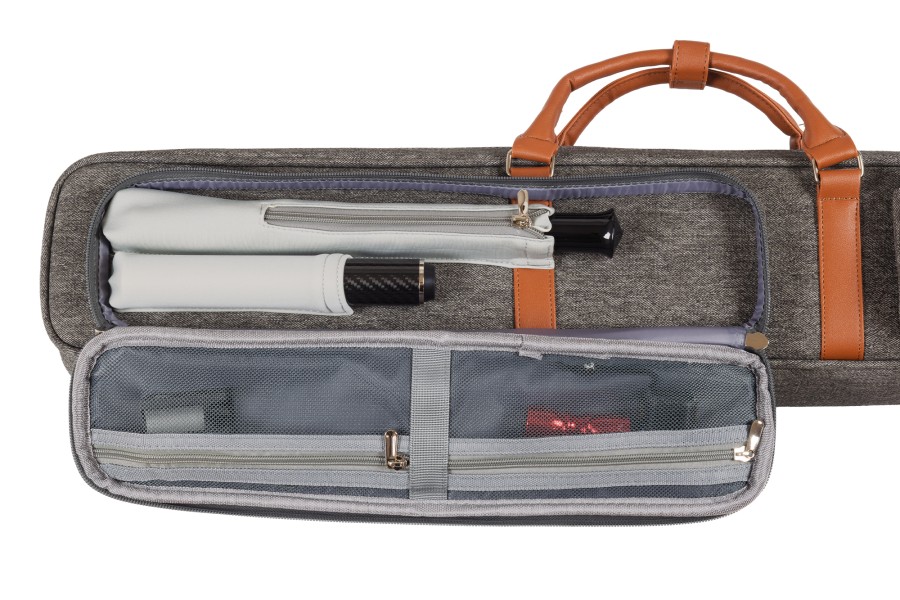 Queuetasche, Classic Challenger, grau-braun, 3/5, 85 cm – Bild 5