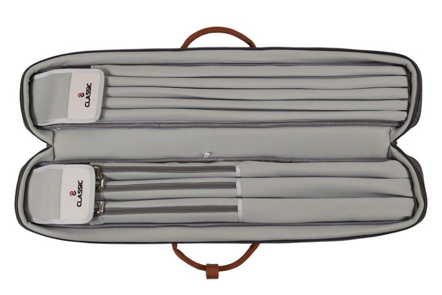 Queuetasche, Classic Challenger, grau-braun, 3/5, 85 cm – Bild 4