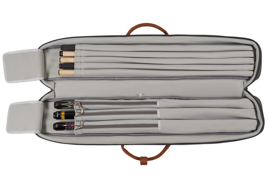 Queuetasche, Classic Challenger, grau-braun, 3/5, 85 cm – Bild 3