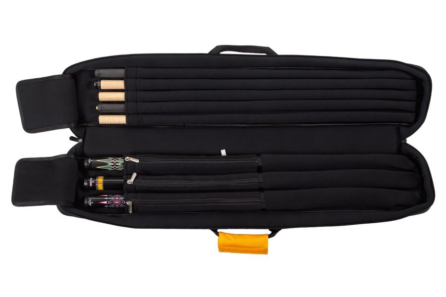 Queuetasche, Classic CueBuddy, schwarz-gelb, 3/5, 83 cm – Bild 3