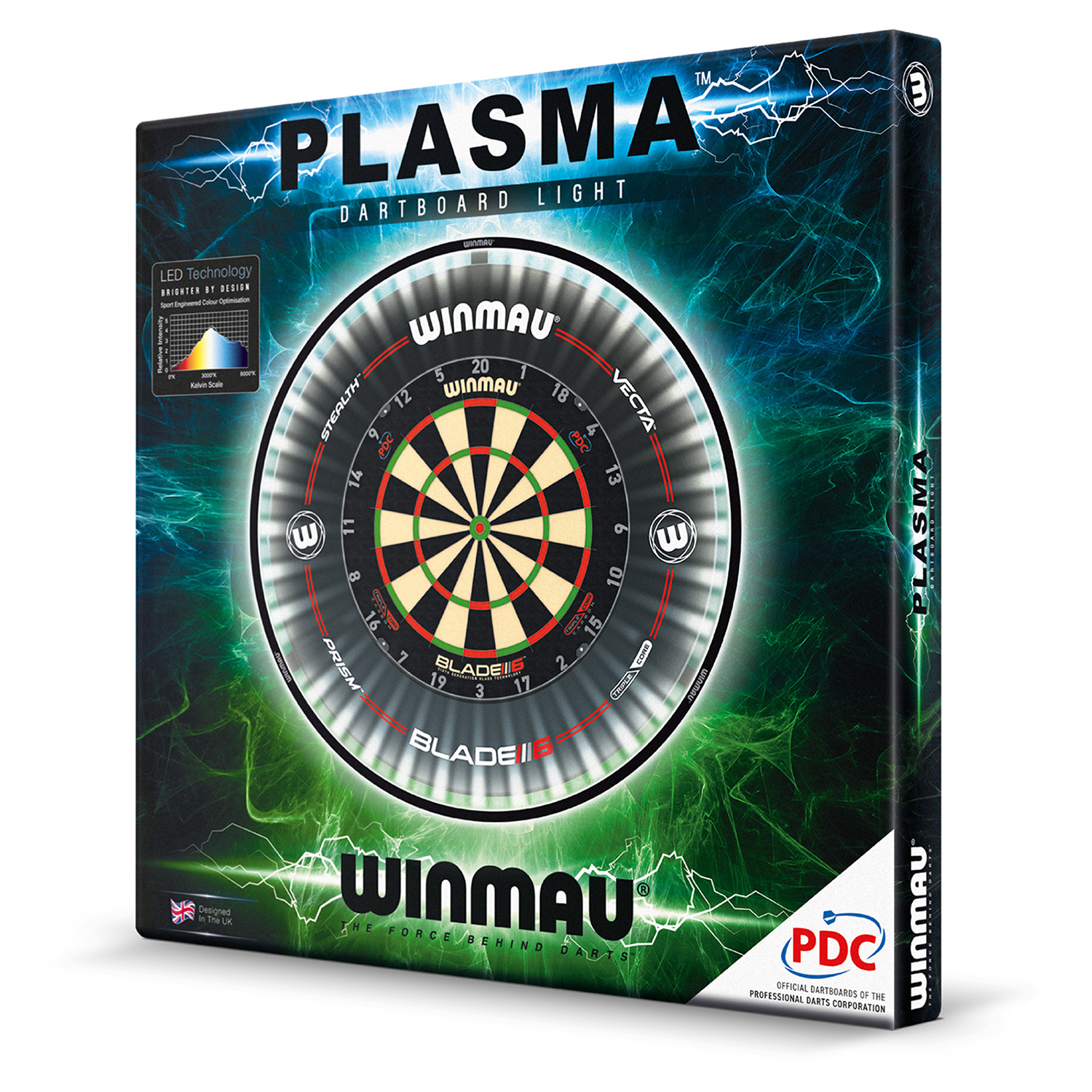 Winmau - Dartboard Beleuchtung Plasma – Bild 6
