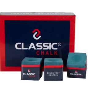 Billardkreide, Classic, grün, 12er Pack