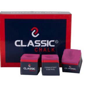 Billardkreide, Classic, rot, 12er Pack