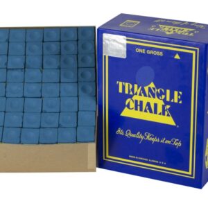 Billard-Kreide, Triangle, blau, 144er Pack