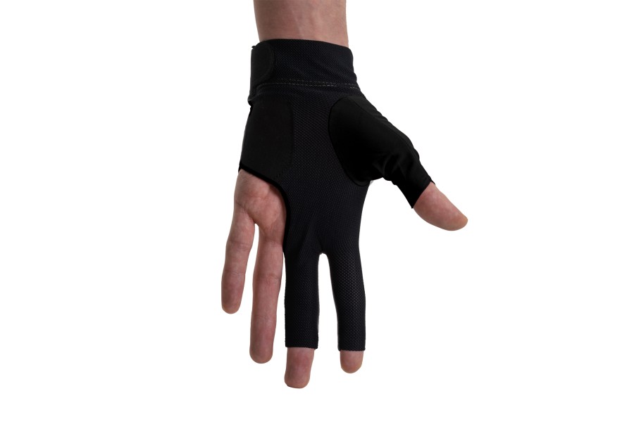 Halbfingerhandschuh, Dynamic Pro, 3-Finger, schwarz, für linke Hand, S&M – Bild 2