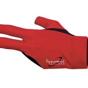 Halbfingerhandschuh, Dynamic Pro, 3-Finger, schwarz/rot, für linke Hand, S&M