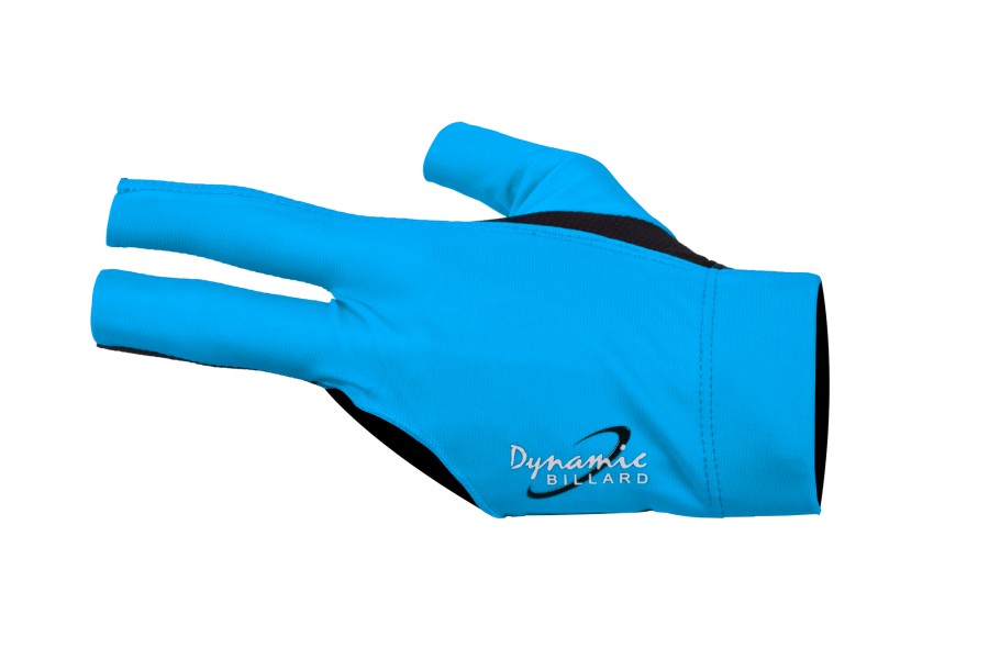 Halbfingerhandschuh, Dynamic Pro, 3-Finger, schwarz/blau, für linke Hand, L&XL