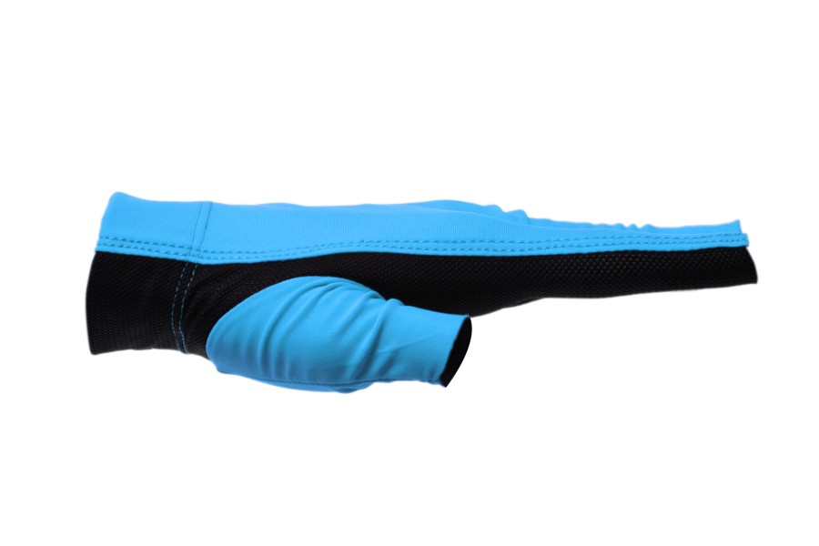 Halbfingerhandschuh, Dynamic Pro, 3-Finger, schwarz/blau, für linke Hand, L&XL – Bild 3