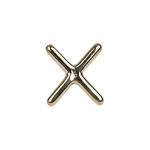 Queuebrücke, Cross, messing